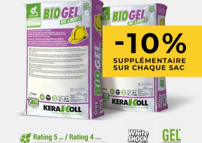 Offre Spéciale sur nos sacs de Colle Biogel “No Limit”