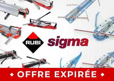 Offre spéciale -40% sur toutes les machines de coupes carreaux – Jusqu’au 15 octobre 2022